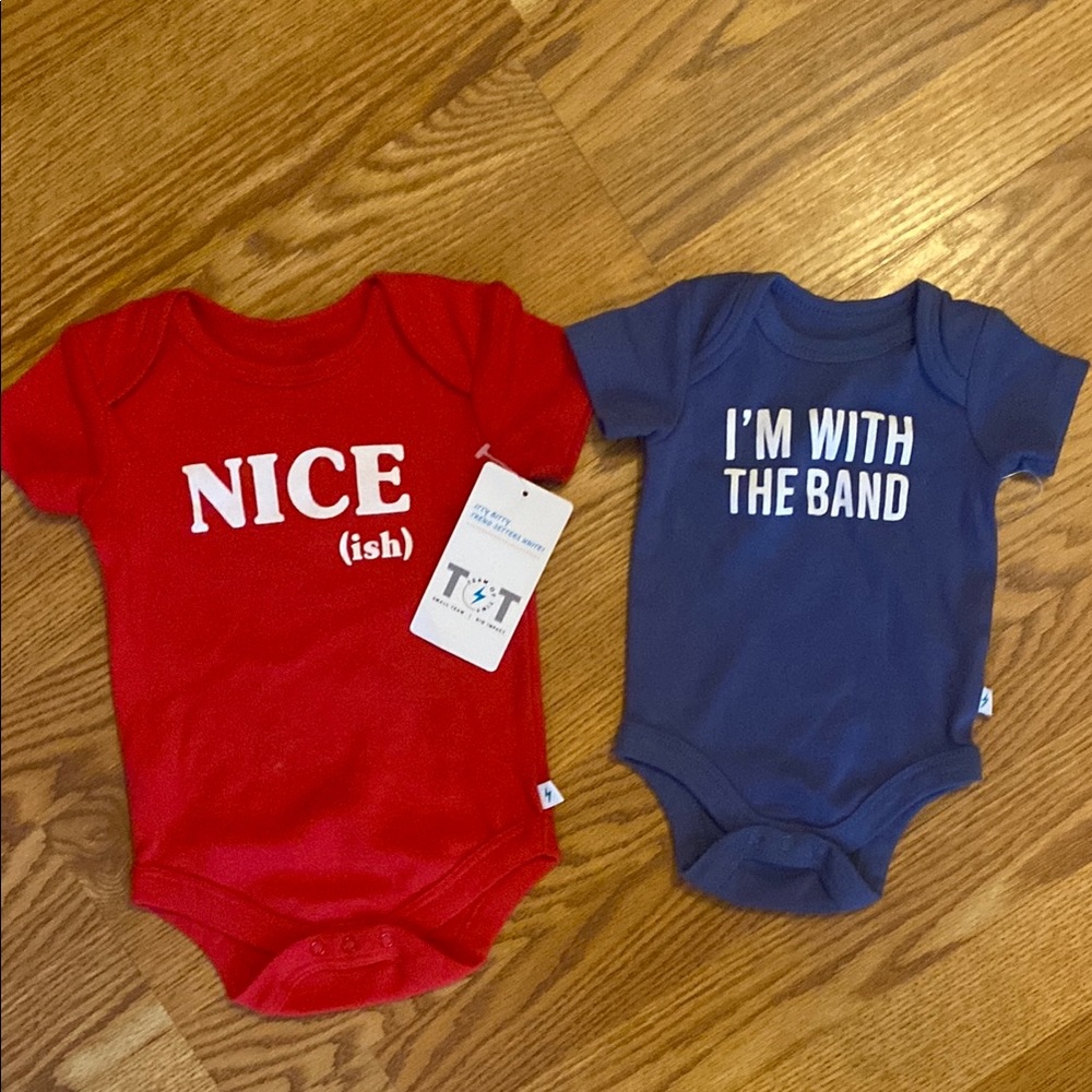 Kids One Pieces Set - Red and Blue